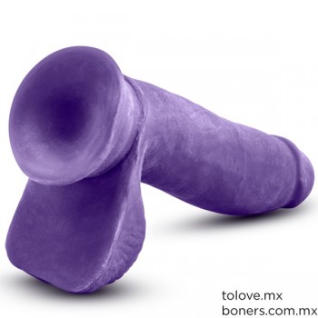 SexShop Gay Online | Dildo Realista con testículos y ventosa | Compra Segura | Productos Garantizados