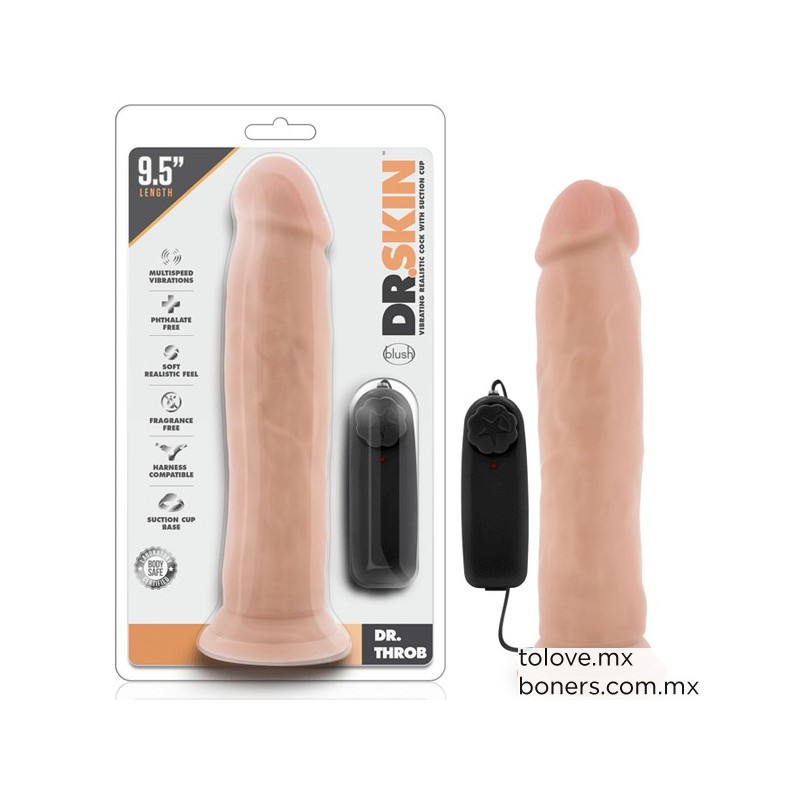 Compra aquí tu vibrador con control remoto de 24 cm, sexshop en línea y recibe en tu domicilio