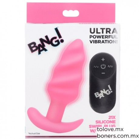 Sex Shop Online | Compra plug anal vibrador de silicón con control remoto | Compra Segura | Envío Veracruz y todo México