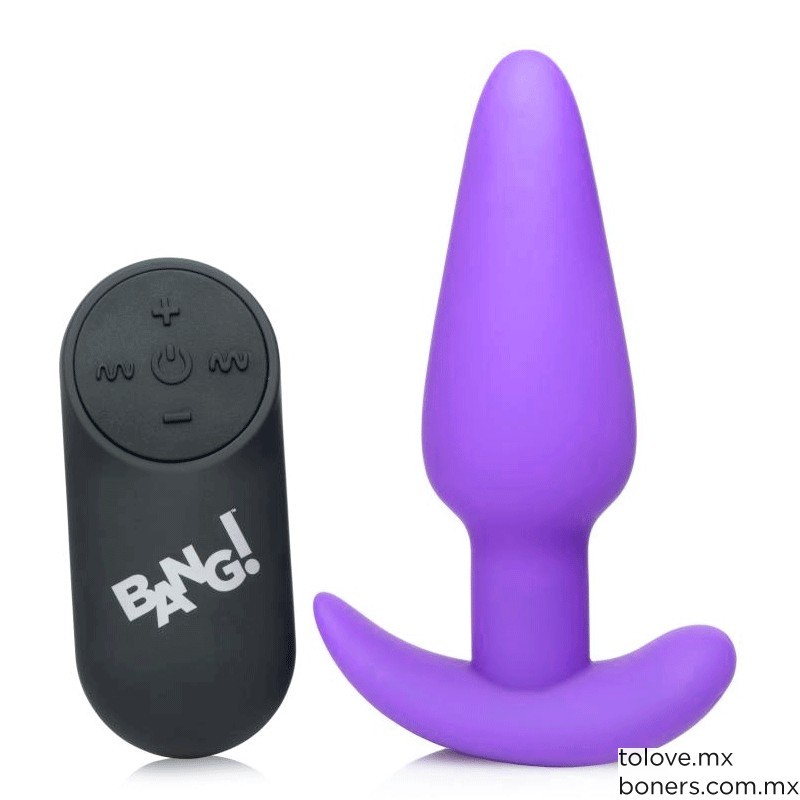 Sex Shop en Línea | Compra plug anal vibrador de silicón con control remoto | Compra Segura | Envíos a todo México