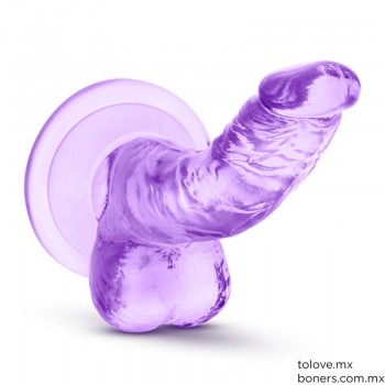 Sex Shop LGBT | Donde comprar Mini Dildo Jelly Púrpura 10 cm | Variedad en Formas de Pago | Envío Morelia, Zamora y Uruapan