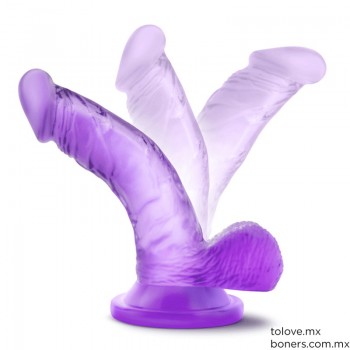 Sex Shop | Compra Mini Dildo Jelly Púrpura 10 cm | Retardantes para eyaculación | Envíos a León, Celaya y todo Guanajuato