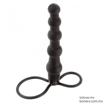 Sexshop gay | Compra Estimulador Doble Penetración Silicón | Dildo discreto | Envío Tabasco, Campeche y Veracruz