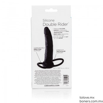 Sexshop gay | Venta de Dildo Doble Penetración Silicón | Empaque Discreto | Envío CDMX, Jalisco, Nuevo León y toda CDMX