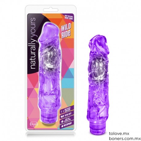 Tienda Online Sexo | Venta de Vibrador Flexible Púrpura 23 cm | Vibradores para Mujer | Envío Morelia, Zamora y Uruapan