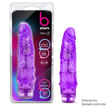 Sex Shop | Precio de Vibrador Jelly Púrpura 19 cm | Sexshop Portales | Envío a Tampico, Matamoros, Reynosa y Nuevo Laredo