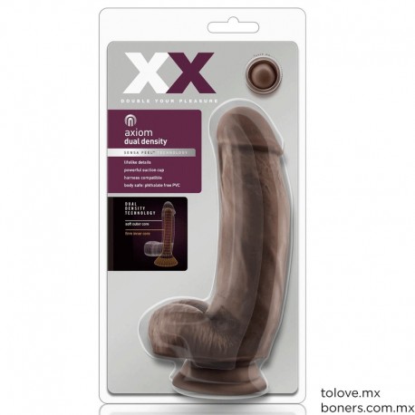 Sexshop en línea | Venta de Dildo Axiom Chocolate 18 cm | Lubricantes sexuales | Envío CDMX, Jalisco, Nuevo León y toda CDMX