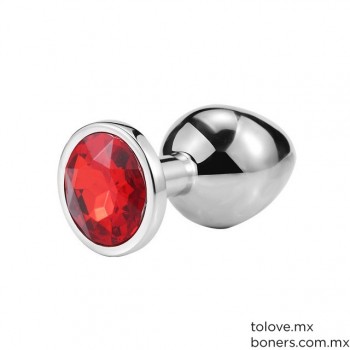 Sex shop gay | Donde comprar Plug Diamante Cereza Grande | Juguetes para Pareja | Envío CDMX, Jalisco, Nuevo León y toda CDMX