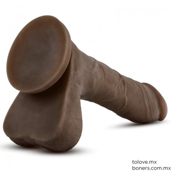 Tienda Online Sexo | Donde comprar Dildo Mr. Perfect Chocolate 21.5 cm | Strap on para pareja | Envío seguro a Puebla