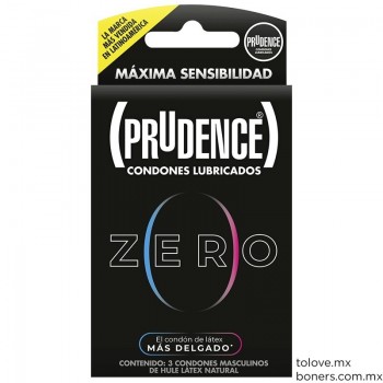 Sex Shop | Precio de Prudence Zero Más Delgado 3 piezas | Lubricantes sexuales para mujer | Entregas en Alcaldía Iztapalapa