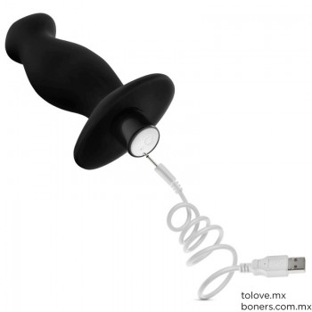 Sexshop | Venta de Plug Vibrador Curvo Recargable | Strap on para pareja | Envío Poza Rica, Jalapa, Orizaba y todo Veracruz