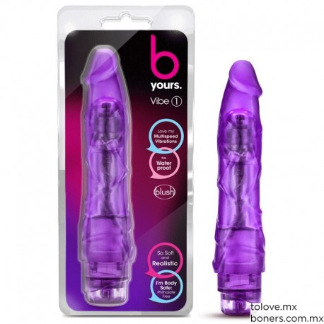 Sex shop online | Compra Vibrador Flexible 23 cm Púrpura | Lubricantes sexuales para mujer | Envío Morelia, Zamora y Uruapan