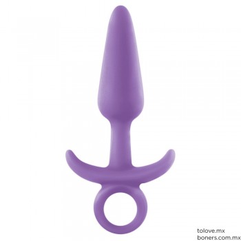 Sexshop | Compra Plug Anal Fosforescente Púrpura | Lubricantes sexuales | Envío mismo día Ciudad de México