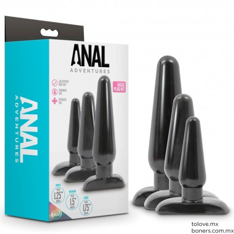 Tienda Online Sexo | Donde comprar Kit de Plugs Anales | Juguete para Pareja | Envío Acapulco, Puerto Vallarta, Mazatlán