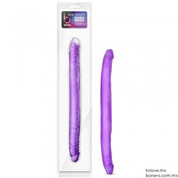 Dildo Doble Púrpura 40 cm | B Yours 16
