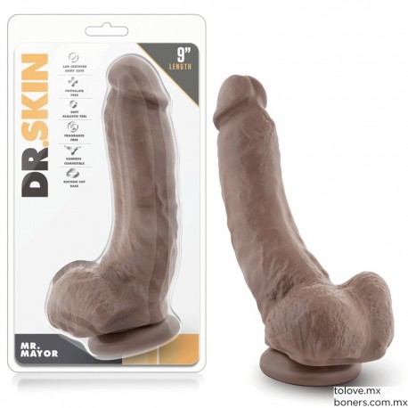 Sex shop gay | Compra Dildo Mr. Mayor 23 cm | Gel para sexo oral | Entregas en Alcaldía Cuauhtémoc