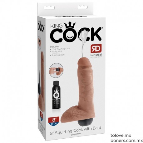 Sex Shop LGBT | Precio de Dildo Eyaculador 20 cm | Empaque Discreto | Envío Baja California, Sonora y norte del país