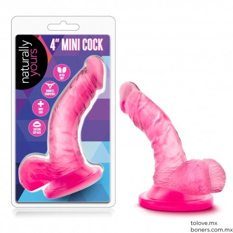 Boutique erótica | Compra Mini Dildo Jelly Rosa 10 cm | Ten una Excelente Vida Sexual | Entregas en Alcaldía Benito Juárez