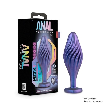 Sex Shop | Donde comprar Plug Anal Swirling Bling 11cm | Juguete para Pareja | Envío a Cancún sin retrasos