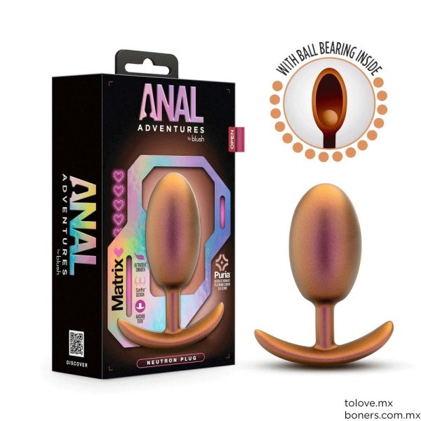 Juguetes Eróticos | Venta de Plug Anal Vibración Neutrón 10 cm | Dildo discreto | Envío Oaxaca, Chiapas, Veracruz