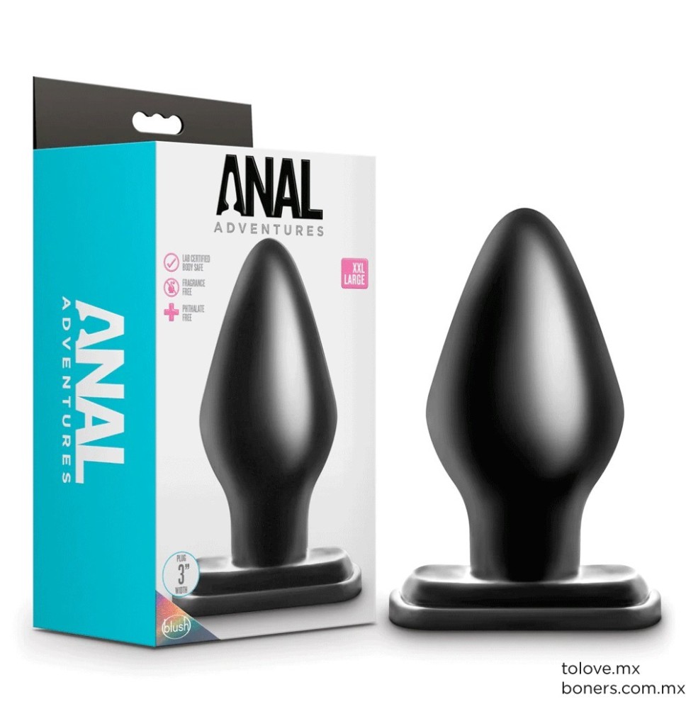 Juguetes Eróticos | Venta de Anal Adventures XXL Plug - Black | Juguete para Pareja | Entrega mismo día en Ciudad de México