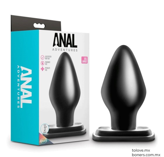 Juguetes Eróticos | Venta de Anal Adventures XXL Plug - Black | Juguete para Pareja | Entrega mismo día en Ciudad de México