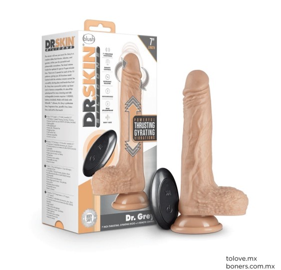 Sexshop | Compra Vibrador de Empuje Dr Grey 20 cm | Experimenta Nuevas Fantasías | Entregas en Alcaldía Coyoacán