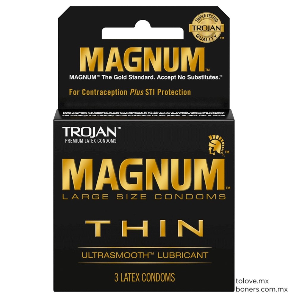 Comprar condones Trojan Magnum en México | Sexshop en Línea | Envíos seguros y discretos a Guadalajara y a todo el país