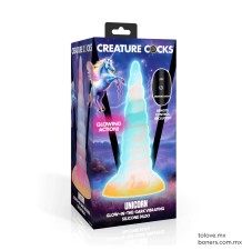 Sexshop gay | Compra Unicorn Glow in The Dark Vibrating Silicone Dildo | Precio Bolas Kegel | Envío Morelia, Zamora y Uruapan
