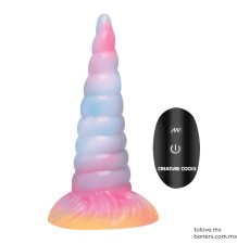 Sexshop online | Compra Unicorn Glow in The Dark Vibrating Silicone Dildo | Dildo discreto | Envío seguro a Puebla