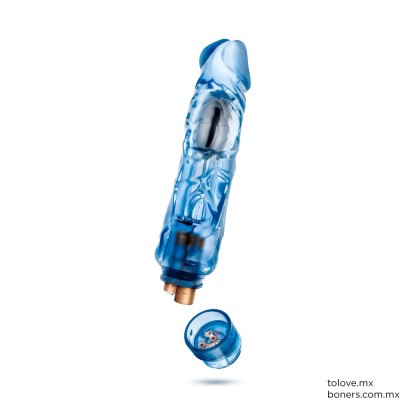 Tienda Online Sexo | Venta de Vibrador Flexible Azul 23 cm | Vibradores para Mujer | Envío Morelia, Zamora y Uruapan