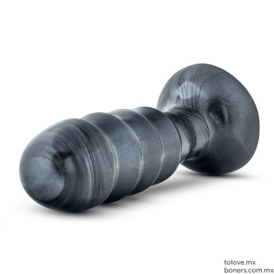 Sex shop gay | Compra Plug Anal Negro Brillante Bruiser | Consolador para hombre | Envío Morelia, Zamora y Uruapan