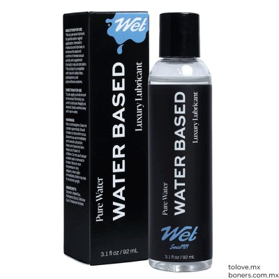 Lubricante íntimo base agua Wet Pure Water 92 ml | Boutique erótica en CDMX | Compra segura y envíos discretos