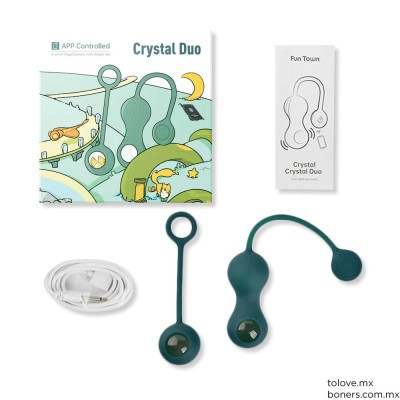 Sex shop virtual | Compra Bolas Kegel Crystal Duo | Juguete para Pareja | Entregas en Alcaldía Azcapotzalco