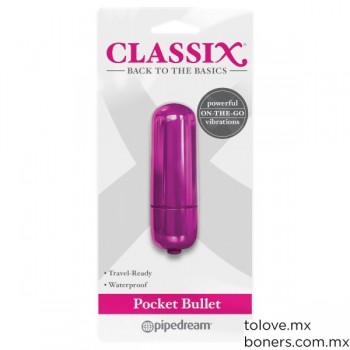 Sexshop en línea. Precio de bala vibradora de bolsillo Pocket Bullet. Compra segura. Envío a toda la República Mexicana y CDMX